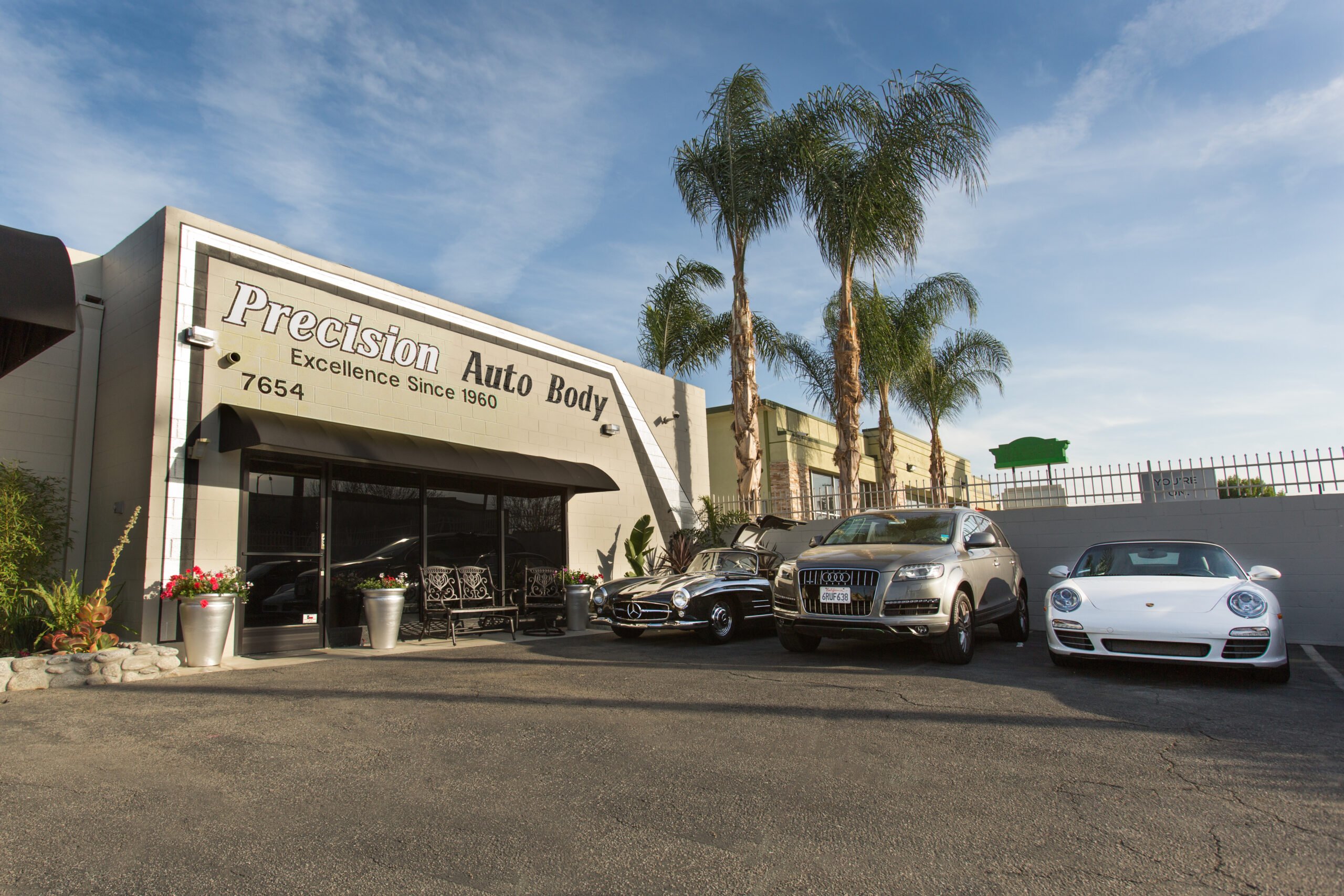 Precision Auto Body Front of Building